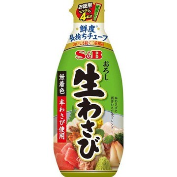 【江戶物語】日本製 SB 德用山葵醬 175g 芥末醬 刺身料理 日本必買 沾醬 配醬 日本料理 媽媽必備 S&B