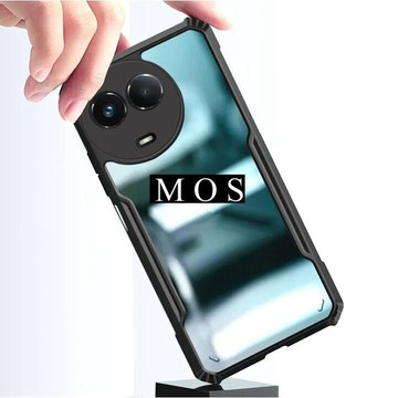 防摔殼 realme 11x 5G Note 50 11 12 Pro+ 5G 透明背板邊框手機殼附吊飾孔保護殼保護貼