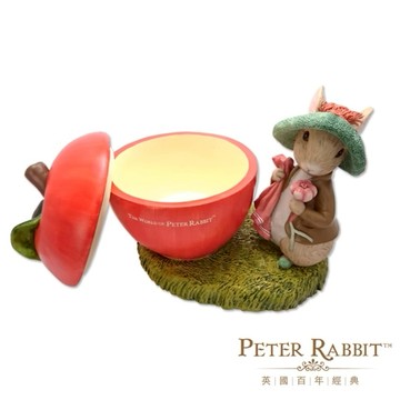 【比得生活館】Peter Rabbit 新比得兔蘋果置物盒 ☆生日禮物 金牛座禮物 入厝禮 喬遷之喜 開幕誌慶 店面擺設 居家擺設 療癒 彼得兔
