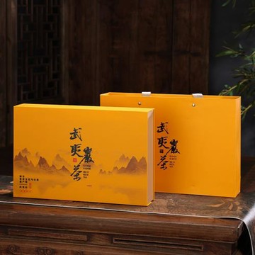 武夷巖茶大紅袍肉桂半斤裝長泡30泡茶葉禮盒包裝盒空盒可定 制