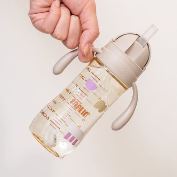 FARLIN Grow With Colors 寬口PPSU滑蓋重力吸管練習杯270ml(6M+) - 多款可選