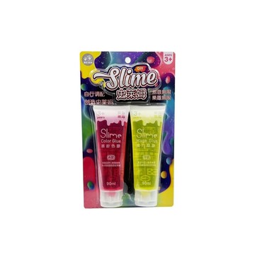 史萊姆創意膠DIY組(紅黃)