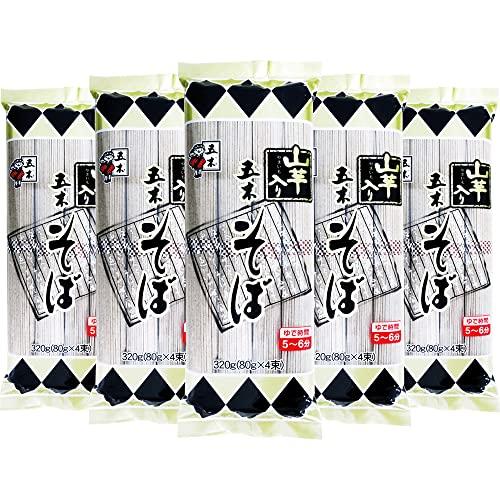 五木食品 山芋入りそば 320g×5個