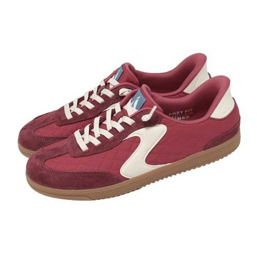 Skechers 休閒鞋 Hotshot Slip-Ins 寬楦 女鞋 紅 麂皮 膠底 德訓鞋 185329WRED
