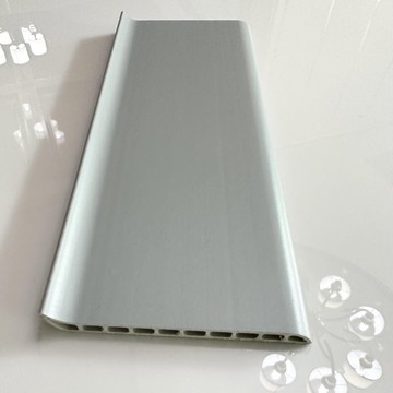 踢腳線8公分寬PVC高分子防水仿木紋大理石紋塑料墻角線地板地腳線[DD1206001]