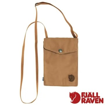 【Fjallraven 小狐狸】Pocket 防潑水耐磨旅行隨身袋.手機證件袋.護照包/24221-228 卡其棕