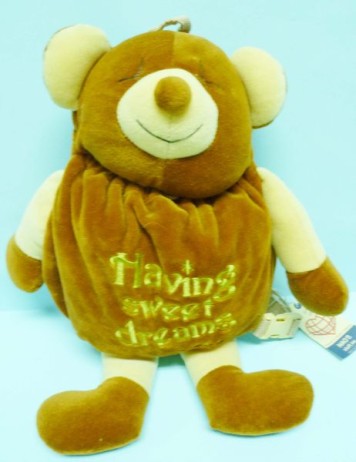 【震撼精品百貨】棕熊~造型絨毛後背包