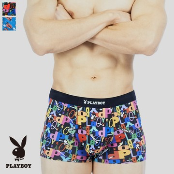 【PLAYBOY】莫代爾潮流個性無痕平口褲-SPB205