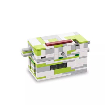 佳磚跨境積木玩具MOC-42955解密儲物柜小顆粒益智拼裝速賣通