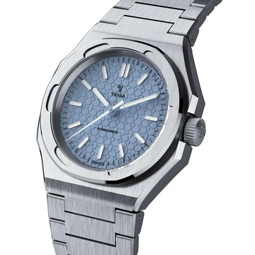 YEMA 野馬錶 城市旅行家 八角型機械錶 男錶 手錶 指針錶-YWTR23-GMS