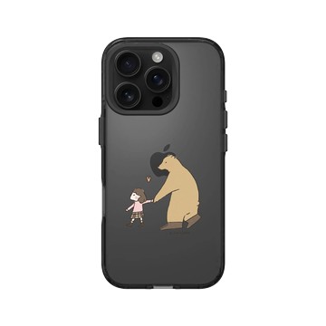 iPhone 16 Pro Clear 酷墨灰 - 咻咻熊 XiuXiubear - 牽牽