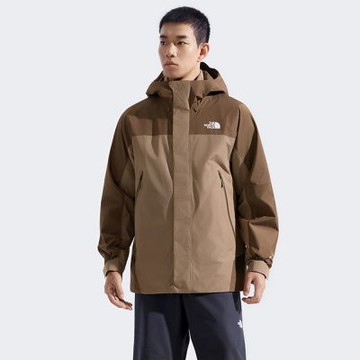 The North Face 外套 男款 運動連帽外套 三合一 衝鋒衣 棕 NF0A8DRFDHI