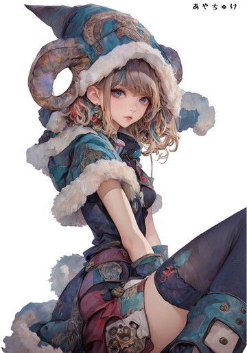 【11月新品】07-105-0048 人物貼紙 冬日女孩