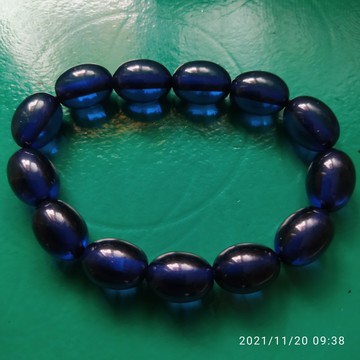 藍蜜蠟手串珠