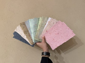 A6裸背點點手縫書－手抄紙客製化