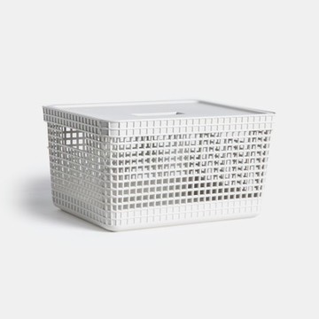 巴西OU Grid附蓋收納籃 M 米