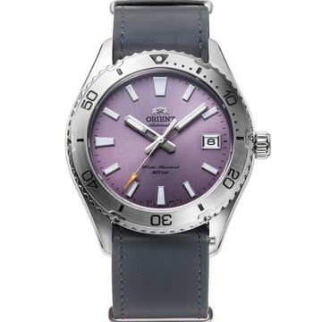 ORIENT 東方錶 深海征服者 紫色面200米防水機械腕錶-RA-AC0Q07V