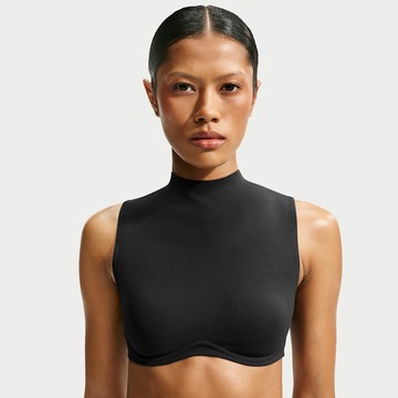 NikeSKIMS Studio Stretch Women's Light-Support Mock-Neck Sports Bra