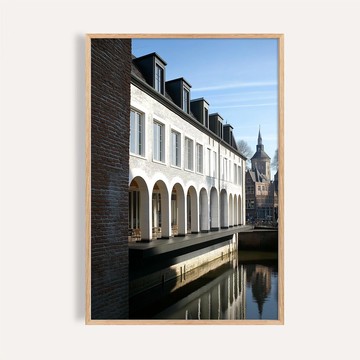 拱影水岸 Arches by the Water / 歐洲城市建築攝影掛畫