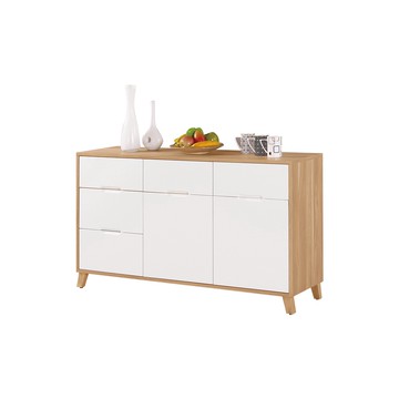 【H&D東稻家居】4.5尺五抽收納櫃(TCM-01764)