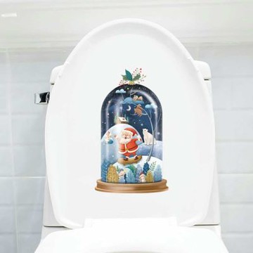 【MR.ZAKKA】創意萬用裝飾貼紙-聖誕節主題 聖誕老人雪景 居家節慶布置 DIY可移式壁貼 無痕壁貼 牆貼