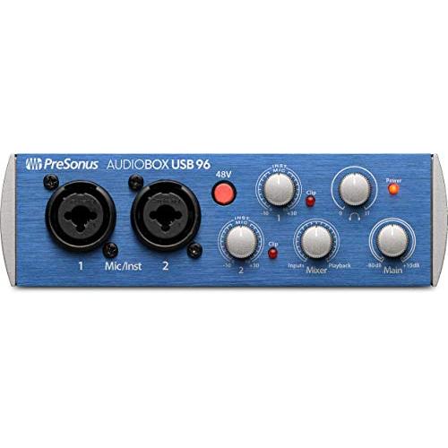 PreSonus オーディオインターフェイス AUDIOBOX USB 96  ブルー