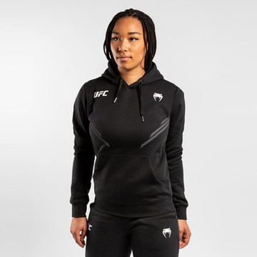 Venum 聯名UFC Replica 格鬥之夜 女 連帽上衣 黑-VNMUFC-00070-001