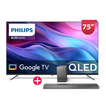 PHILIPS 75型4K QLED Google TV 智慧顯示器 75PQT8159 (含基本安裝)