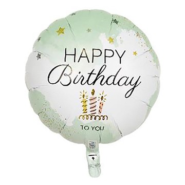 akachan honpo - 生日氣球-綠松色