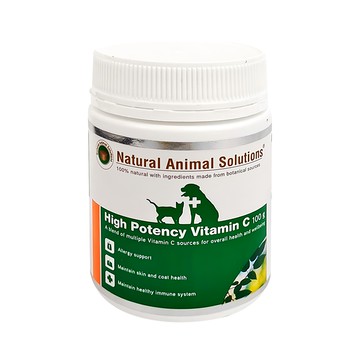 Natural Animal Solutions 天然草本 高效維生素C 犬貓用 - 100g  幫助皮膚健康  草本  1罐