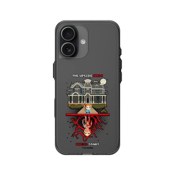 iPhone 17 Clear (相機按鈕) 酷墨灰 - Stranger Things - 8 位元 - 決戰威可那