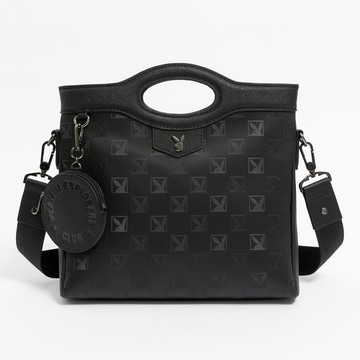 PLAYBOY - 手提包附長背帶  Modishly系列 - 黑色/551-1403-09-6