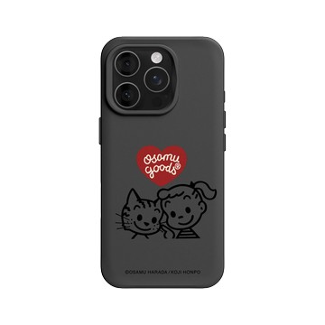 iPhone 16 Pro SolidX 黑 - OSAMU GOODS - Jill & Cat 好朋友