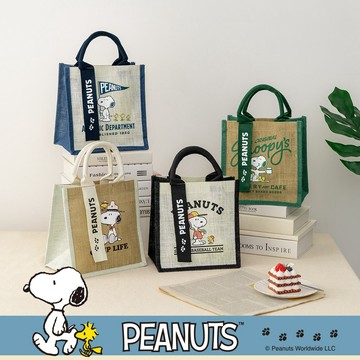 SNOOPY x Kiiwi O! 聯名款．出遊趣棉麻提袋