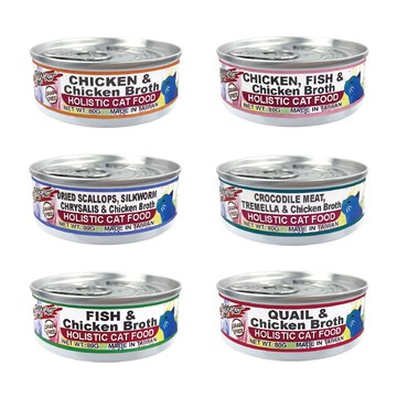 【蝦皮直營】波菲特 PURRFACT 貓用主食罐 80g/罐 口味任選 無穀 無膠 貓 貓咪 罐頭 貓食 貓罐 現貨