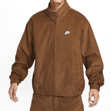Nike Club Harrington Crdry 男款 棕色 運動 休閒 燈芯絨 夾克 外套 FZ0632-281