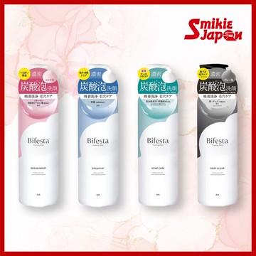 MANDOM BIFESTA 泡沫洗面奶面部泡沫 200 克提亮/深層清潔/精華保溼/控制護理