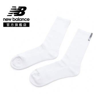 【New Balance】 NB 中長襪_中性_白色_LAS50041WY
