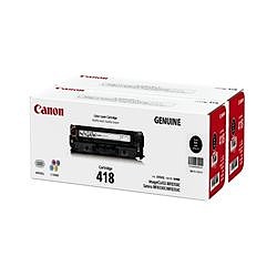 CANON トナーカートリッジ418VPブラック 2662B008(1箱2本入リ) CN-EP418BK-VPJ（沖縄・離島配送不可）