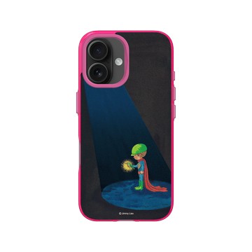 iPhone 16 Clear 粉漾桃 - 幾米 Jimmy Liao - 我的錯都是大人的錯-超能力