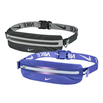 NIKE 運動腰包 4.0 黑銀 藍色 可調式 反光設計 跑步隨身包 N1012417 25SS 【樂買網】