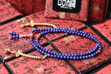 原礦天然青金石6mm 108顆 南紅瑪瑙 隔珠 計數器 佛珠 客制化穿