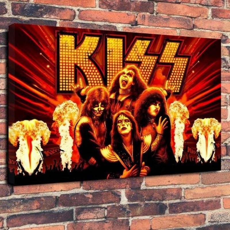 Kiss キッス 高級 キャンバス アート ポスター 絵 パネル A１ 海外 雑貨 グッズ おしゃれ かっこいい 写真 雑貨 インテリア バンド 通販 Lineポイント最大0 5 Get Lineショッピング