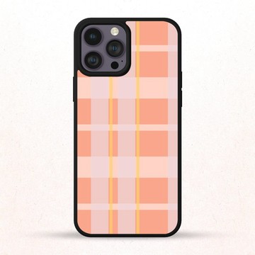 可愛格紋圖案 16 吋 iPhone 手機殼 三星手機殼