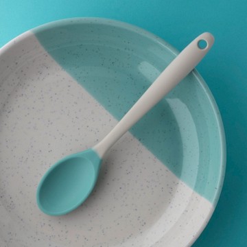 《Taylors Eye Witness》不沾鍋矽膠料理匙-藍乳酪21.5cm-- 攪拌匙 攪拌杓 料理杓
