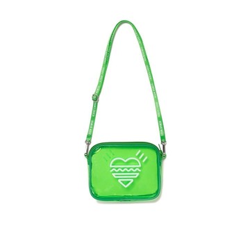 AirRoom正品 2025AW HUMAN MADE x SHAKE SHACK PVC 聯名 漢堡 愛心 側背 小包