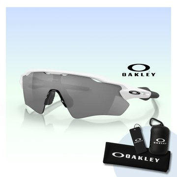 【Oakley】Radar ev path 運動偏光太陽眼鏡(OO9208-94 Prizm black 偏光鏡片)