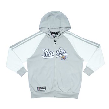 NBA 休閒運動外套 連帽長袖 灰白 中性款 35551401 11 noB66