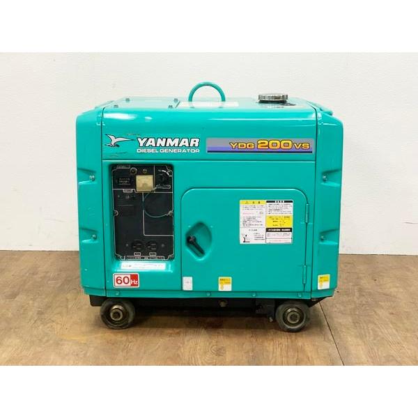 YANMAR/ヤンマー 2.0kVA ディーゼルエンジン発電機 YDG200VS-6E 60Hz専用 バッテリー交換済み | LINEブランドカタログ