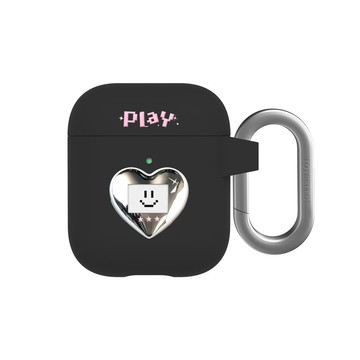 【獨家設計】愛心電子雞強悍防摔AirPods保護套